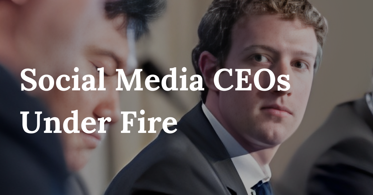 Social Media CEOs Accountable